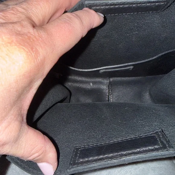 Madewell micro Sydney black leather crossbody convertible bag - Picture 6 of 11